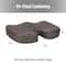 Mind Reader Memory Foam Seat Cushion with Air-Cloud Technology, Gray